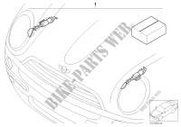 Kit montaggio succ., impianto lavafari per MINI Cooper S 2000