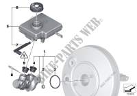 Cilindro maestro freno/serbatoio compens per MINI Cooper SD 2011