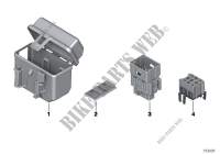 Contenitore fusibili/relais sostegno per MINI Cooper D 2.0 2010