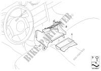 Postmontaggio posaoggetti console ctr. per MINI Cooper S 2000