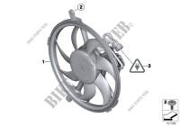 Velaietto del ventilatore/ventola per MINI Cooper D 2.0 2010