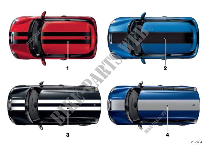 Viper and racing stripes per MINI Cooper D 2.0 2011
