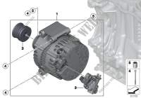 Alternatore di rotazione   Ricambi Usati per MINI Cooper ALL4 2012