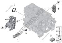 Blocco cilindri/pezzi montabili per MINI Cooper D ALL4 1.6 2012