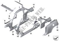 Ossatura laterale particolari per MINI Cooper 2011