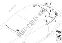 Parti applicate vetratura per MINI Cooper S 2010