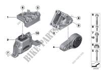 Sospensione del motore per MINI Cooper D 1.6 2010