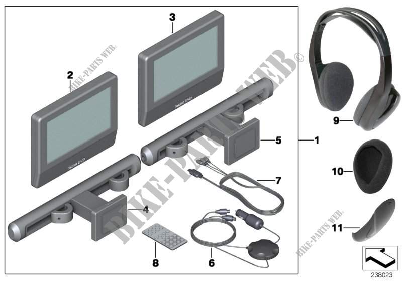 DVD System Tablet per MINI Cooper D 2005
