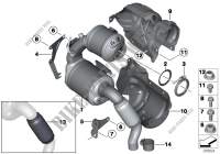 Catalizzatore/Filtro particoli Diesel per MINI Cooper D 2.0 2010