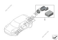 Kit postmontaggio PDC posteriore per MINI Cooper D 2013