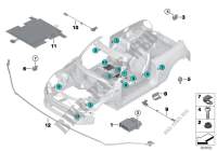 Pezzi elettrici airbag per MINI Cooper SE ALL4 2016