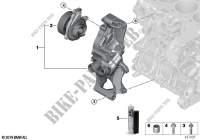 Sistema di raffreddamento pompa d. acqua per MINI Cooper S 2013