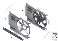 Telaio ventilatore, pezzi montabili per MINI Cooper SD 2013
