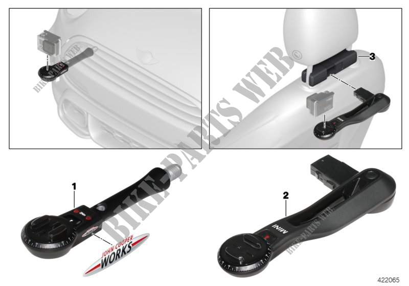 Supporto MINI Action Cam per MINI Cooper D 2.0 2011