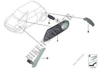 Indicatore direz. /luce dingombro lat. per MINI Cooper S 2010