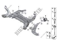 Supporto assale anter./braccio trasvers per MINI Cooper S 2013