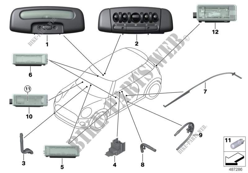 Lampade diverse per MINI Cooper S 2013