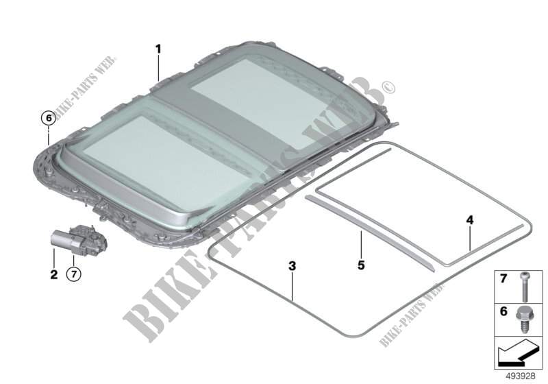 Tetto panoramico elettrico per MINI Cooper SD 2013